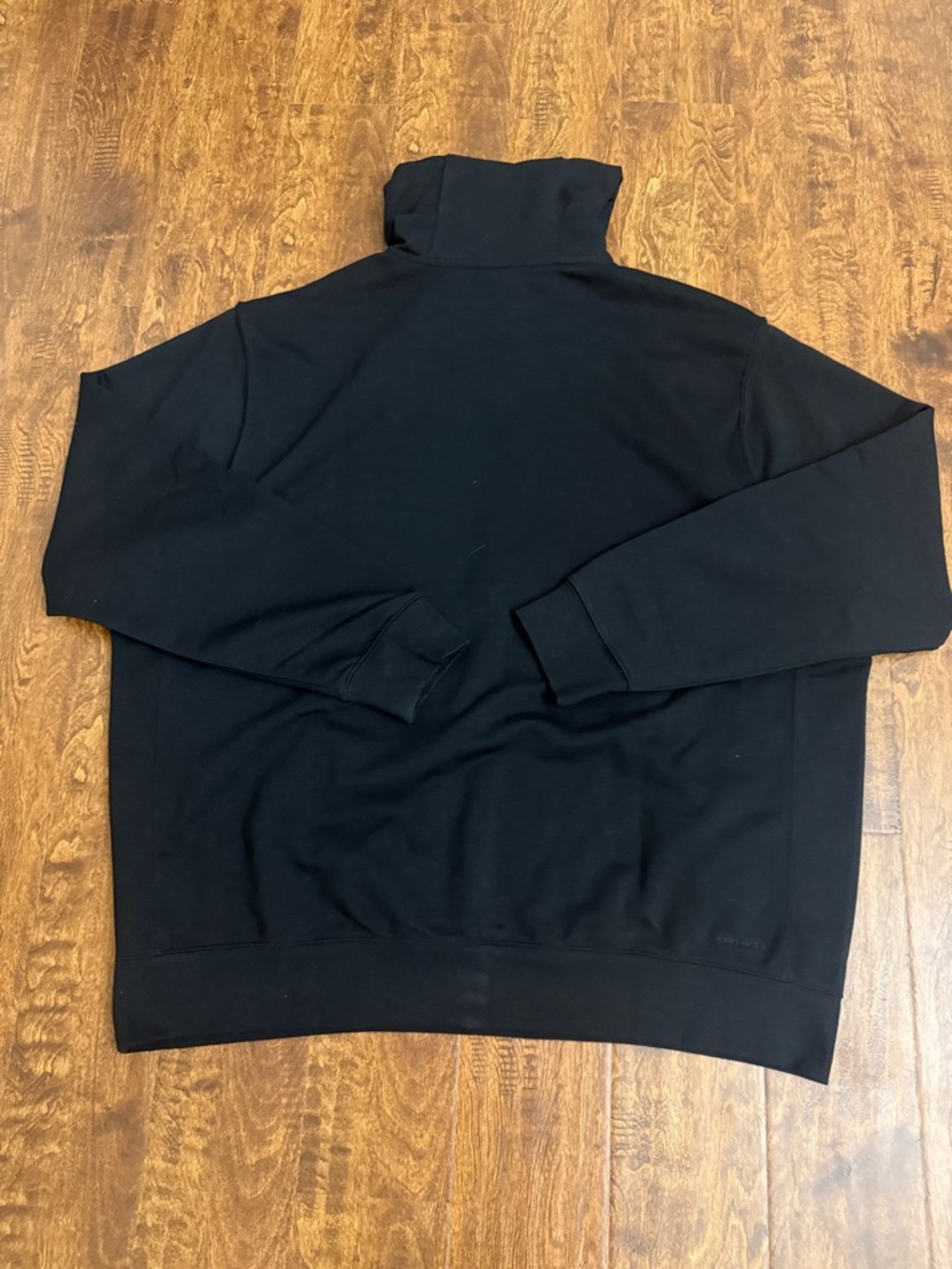 Nike Black Hoodie with White Distressed NIKE Logo Size XL - Picture 11 of 16